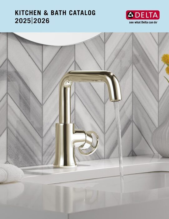 Delta 2025/2026 Kitchen & Bath Catalog — Bathrooms First, Peoria IL