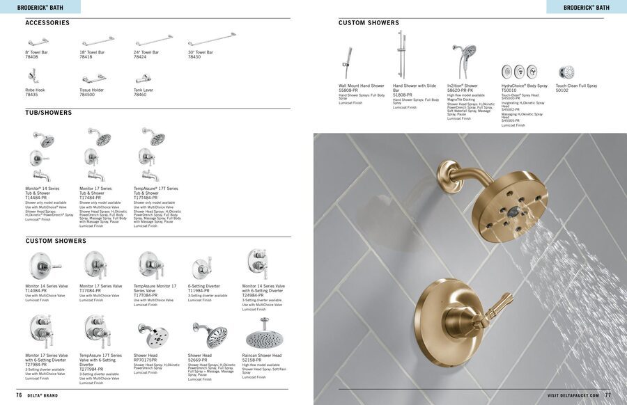 Delta 2025/2026 Kitchen & Bath Catalog — Bathrooms First, Peoria IL