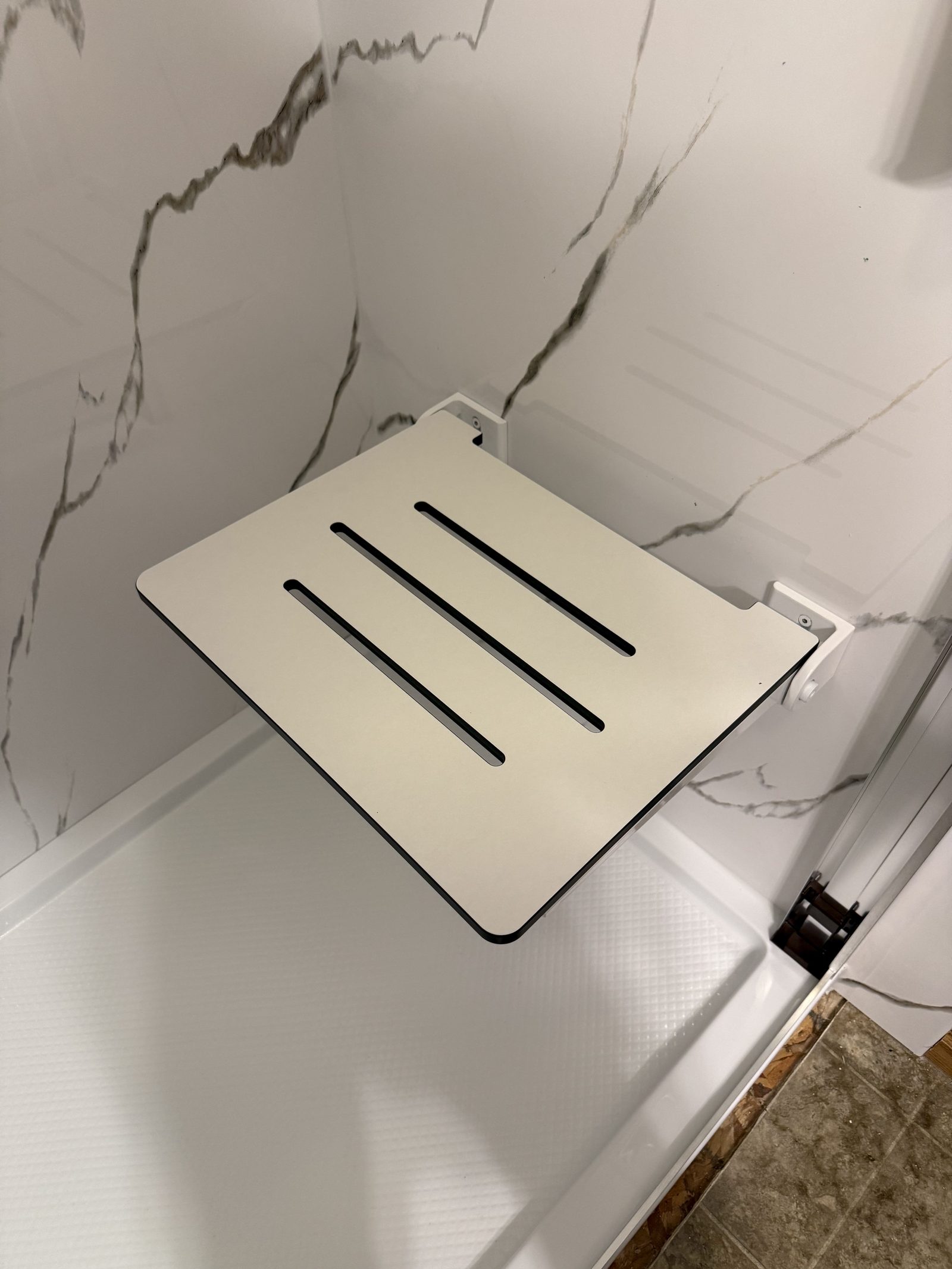 Shower Seat Close-Up