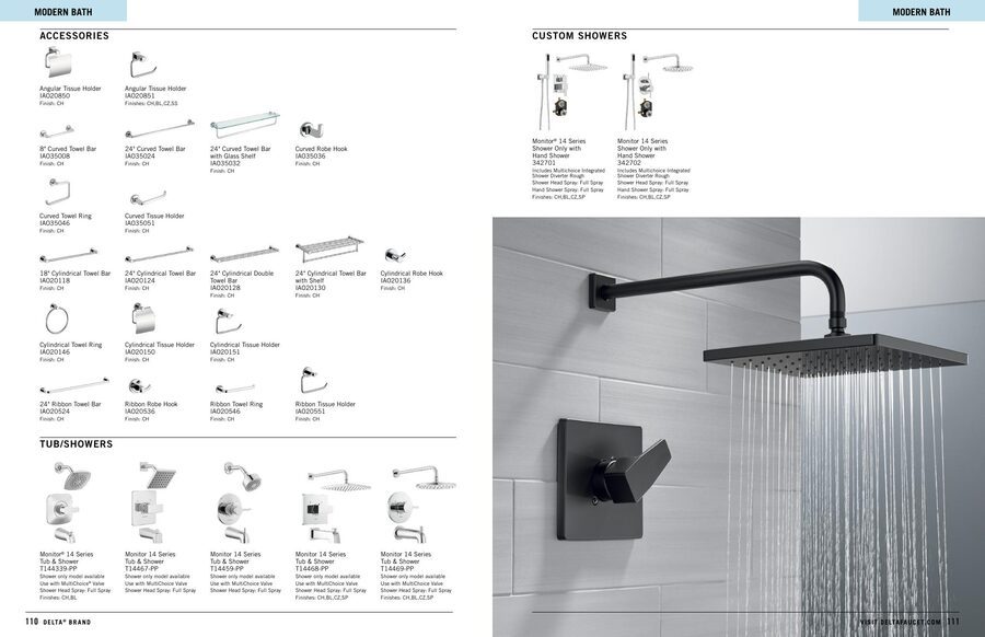 Delta 2025/2026 Kitchen & Bath Catalog — Bathrooms First, Peoria IL