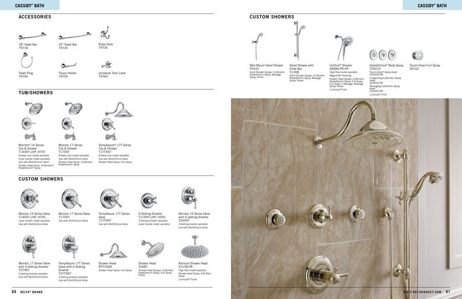 Delta 2025/2026 Kitchen & Bath Catalog — Bathrooms First, Peoria IL